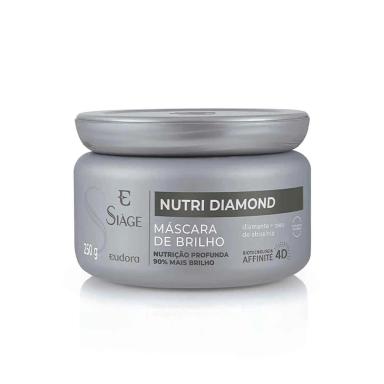 Máscara de Brilho Capilar Siàge Nutri Diamond 250g