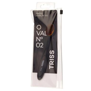 Pincel de Maquiagem Oval Triss Nº02 1 Unidade