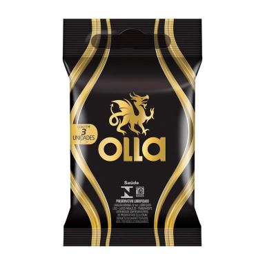 Camisinha Olla Lubrificado com 3 unidades