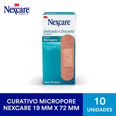 Curativo 3M Nexcare Micropore com 10 unidades