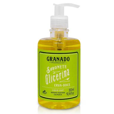 Sabonete Líquido de Glicerina Granado Erva-Doce com 300ml