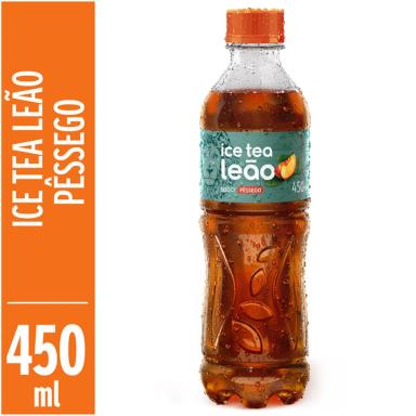 Chá Gelado Leão Fuze Sabor Pêssego com 450ml
