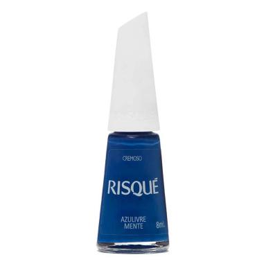 Esmalte Cremoso Risqué 8ml - Azulivre Mente