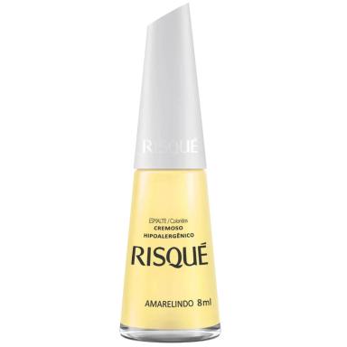 Esmalte Cremoso Risqué 8ml - Amarelindo 