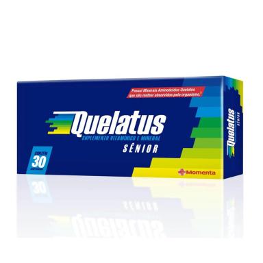 Polivitamínico Quelatus Sênior 50+ 30 comprimidos 