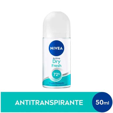 Desodorante Antitranspirante Roll-On Nivea Active Dry Fresh Feminino 50ml