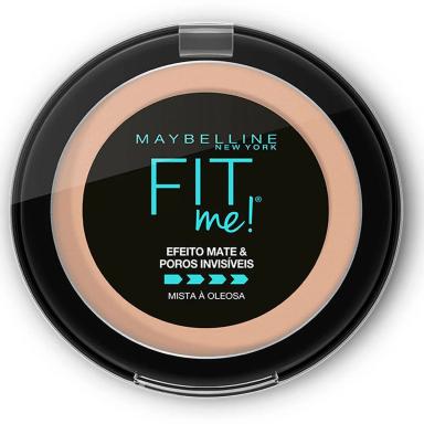 Pó Compacto Maybelline Fit Me N03 Médio Claro Neutro Efeito Mate com 1 unidade