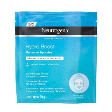 Máscara de Hidrogel Facial Neutrogena Hydro Boost Ácido Hialurônico com 30g