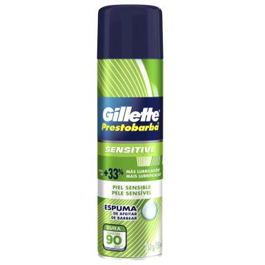 Espuma de Barbear Gillette Prestobarba Sensitive Pele Sensível com 150g