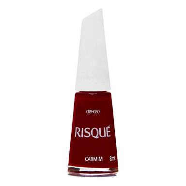 Esmalte Cremoso Risqué 8ml - Carmim 