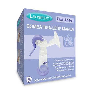 Bomba de Tirar Leite Manual Lansinoh Basic Edition com 1 Unidade