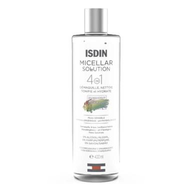 Água Micelar Isdin Micellar Solution 4 em 1 com 400ml