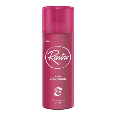 Desodorante Antitranspirante Spray Rastro Feminino 24h Ação Antibacteriana 90ml