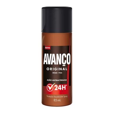 Desodorante Spray Avanço Original Masculino 24h Ação Antibacteriana 85ml