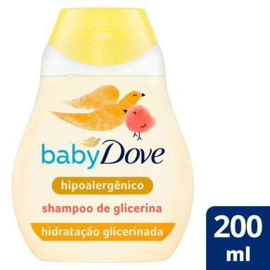 Shampoo de Glicerina Baby Dove Hidratação Glicerinada 200ml