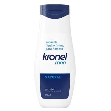 Sabonete Líquido Íntimo Masculino Kronel Man Natural com 250ml