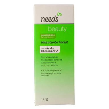 Hidratante Facial Needs Beauty Ácido Glicólico AHA 50g