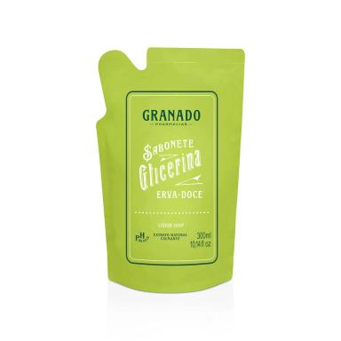 Refil Sabonete Líquido Glicerina Granado Erva Doce