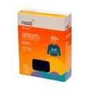 Camisa Infantil Proteção UV FPU 50+ Needs Solar 2 a 3 Anos Azul