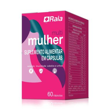Polivitamínico Raia Multi Mulher 60 Cápsulas