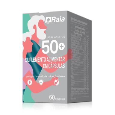 Polivitamínico Raia Senior 50+ 60 Cápsulas