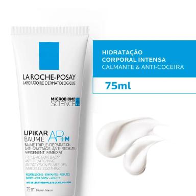 Creme Hidratante Corporal Lipikar Baume AP+M La Roche Posay com 75ml