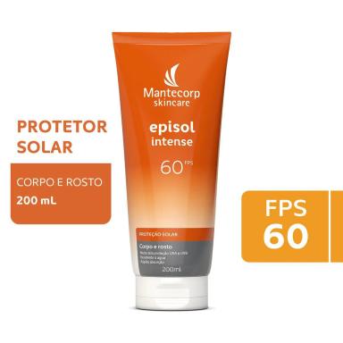 Protetor Solar Corporal Loção FPS 60 Episol Intense 200ml