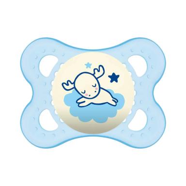 Chupeta MAM Original Night Tam 1 0 a 6 meses Azul - 1 Unidade