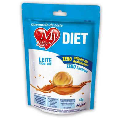 Bala de Caramelo My Toffee Diet Leite com 52g
