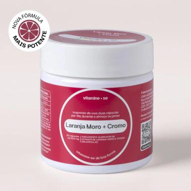Laranja Moro + Cromo 500mg Vitamine-se 60 Cápsulas