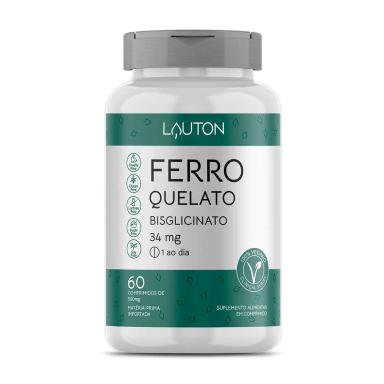 Ferro Quelato Lauton 34mg 60 comprimidos