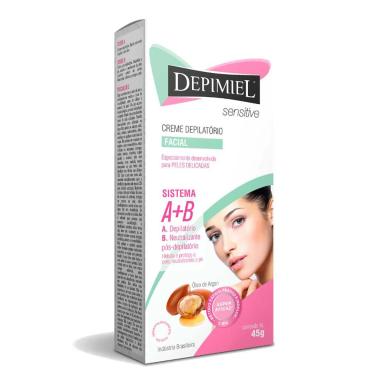 Creme Depilatório Facial Depimiel Sensitive A+B 45g