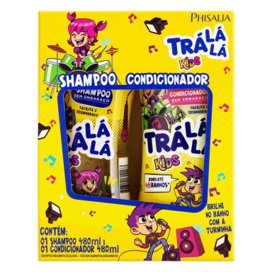 Kit Shampoo + Condicionador Trá Lá Lá Kids sem Embaraço 480ml cada