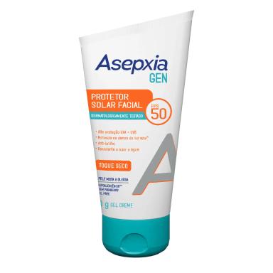 Protetor Solar Facial FPS 50 Asepxia Gen 40g