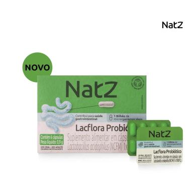 Probiótico Lactobacillus Acidophilus Natz 6 cápsulas