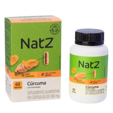 Cúrcuma 400mg Natz 60 Cápsulas