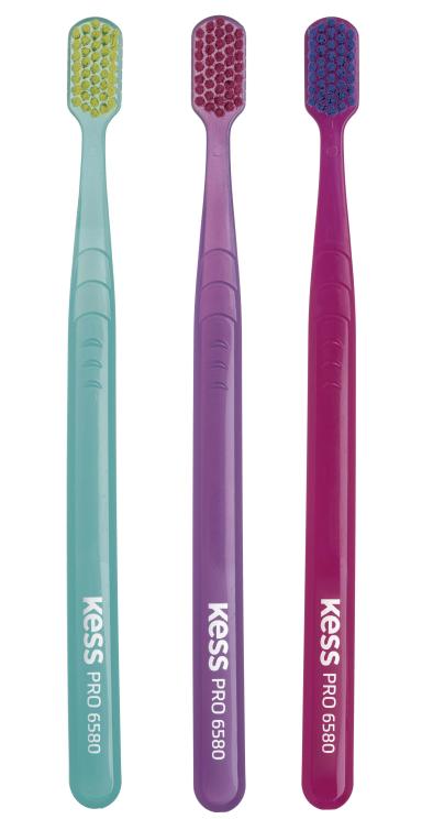 Escova de Dente Kess Pro Extra Macia - 3 Unidades