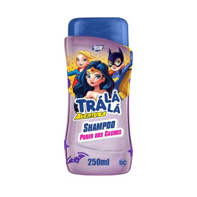 Shampoo Infantil Trá Lá Lá Aventura Justice League Poder dos Cachos 250ml