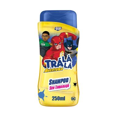 Shampoo Infantil Trá Lá Lá Aventura Justice League Sem Embaraço 250ml