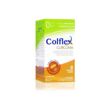 Suplemento Alimentar Colflex Curcuma 30 comprimidos