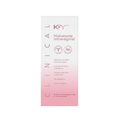 Hidratante Intravaginal K-Y Clinical 30g + 10 aplicadores