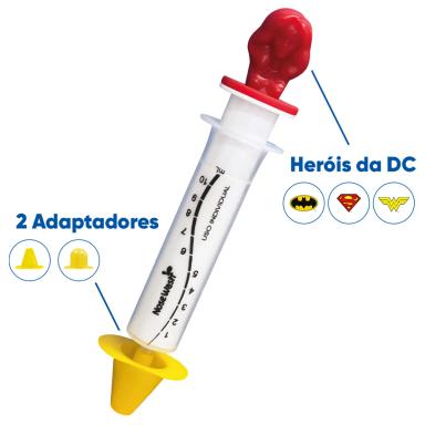 Dispositivo para Lavagem Nasal Nosewash Kit Heróis Mulher Maravilha 10ml