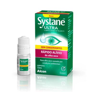 Lubrificante Oftálmico Systane Ultra Alívio Rápido Sem Conservante 10ml