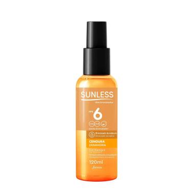Óleo Bronzeador Cenoura Sunless FPS 6 120ml