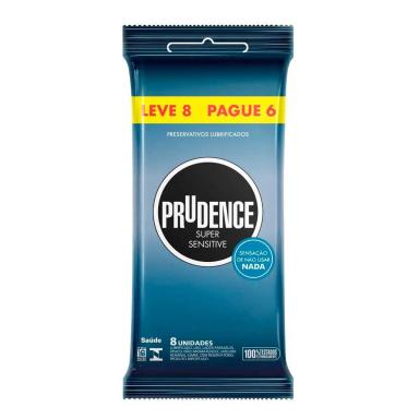Camisinha Prudence Super Sensitive 8 unidades