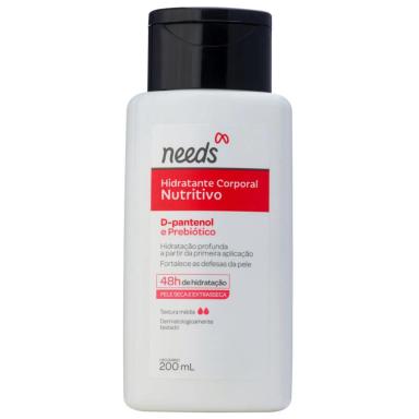 Hidratante Corporal Needs Nutritivo D-Pantenol e Prebiótico 200ml