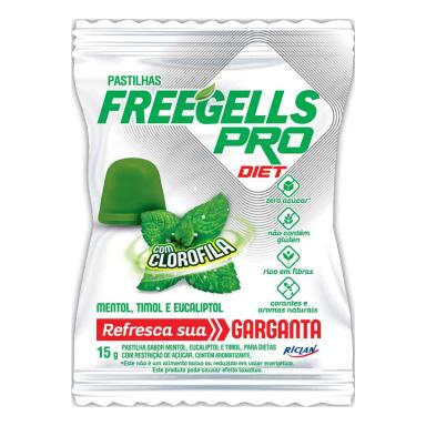 Pastilha Freegells Pró Eucalipto Diet 15g