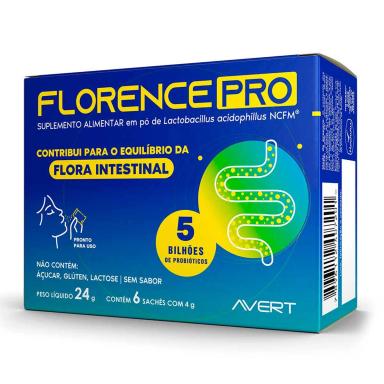 Suplemento Alimentar Florence Pro 6 Sachês de 4g cada