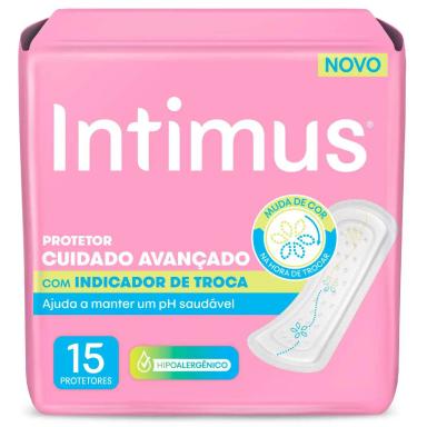 Protetor Diário Intimus com Indicador de Troca 15 unidades
