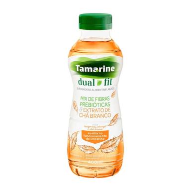 Suplemento Alimentar Líquido Tamarine Dual Fit Sabor Tangerina, Pêssego e Chá Branco 400ml